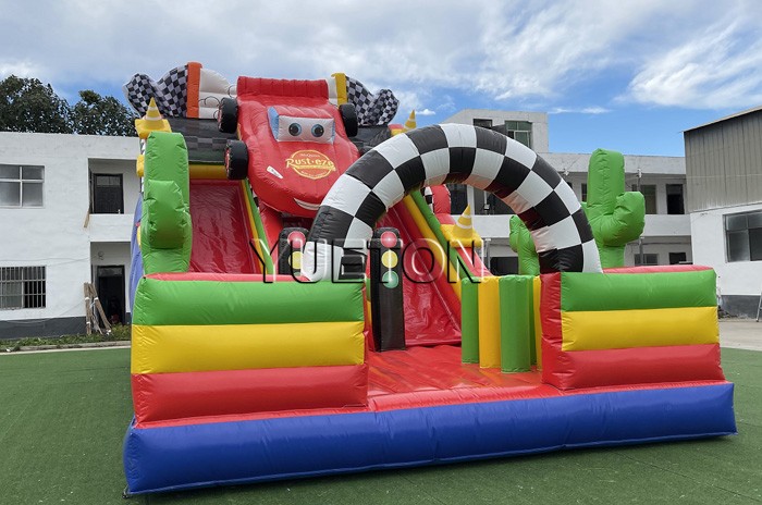 Inflatable slide