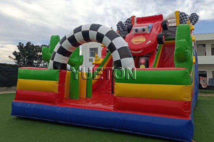 Inflatable slide