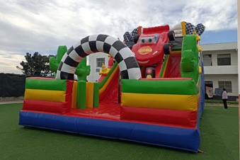 Inflatable slide