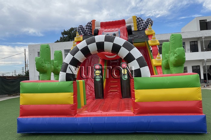 Inflatable slide