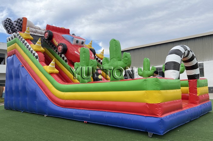 Inflatable slide