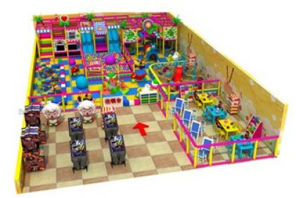 Candy Theme Indoor Playground Soft Play