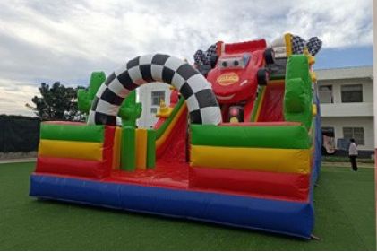 Inflatable slide