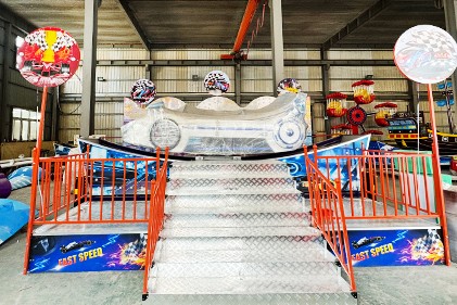 Coche volador móvil con plataforma - Atracciones familiares