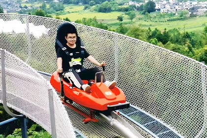 Coche deslizante monorriel - Atracciones familiares