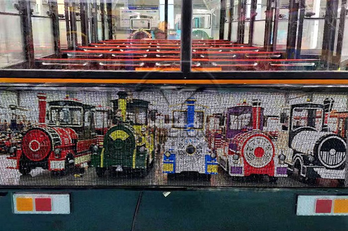 72P Diesel Road Trackless Train (LED lights & air conditioning)