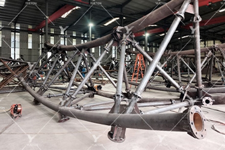 50m Half-Rope Ferris Wheel with Spherical Cabins under production