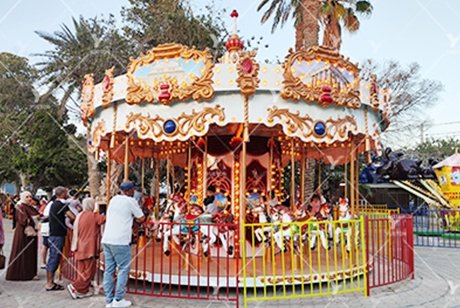 Zhengzhou Yueton amusement equipment was installed in Tunisia, and the amusement park successfully opened.